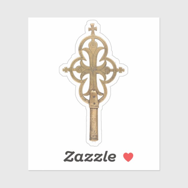 Ethiopian African Processional Orthodox Cross (Sheet)