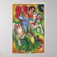 Ethiopian Church Painting - Kidus Gabriel Canvas