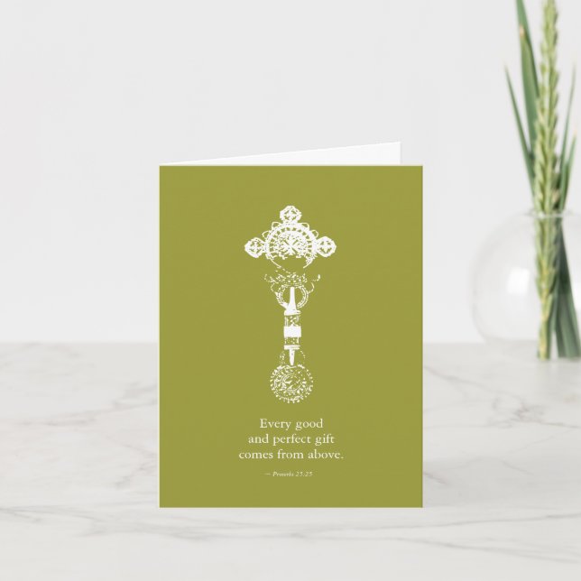 Ethiopian Cross Announcement (Front)