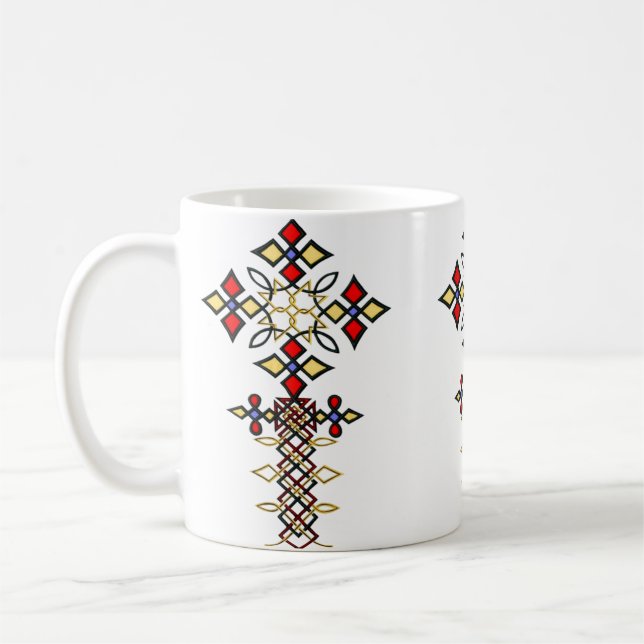 Ethiopian Cross Classic Mug (Left)