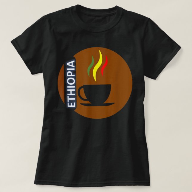 Ethiopian dress clothes Coffee  T-Shirt (Design Front)