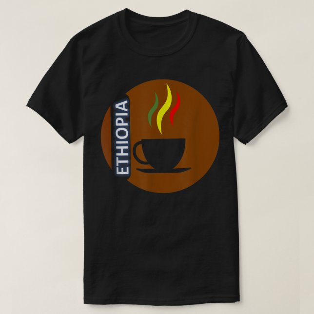 Ethiopian dress clothes Coffee  T-Shirt (Design Front)