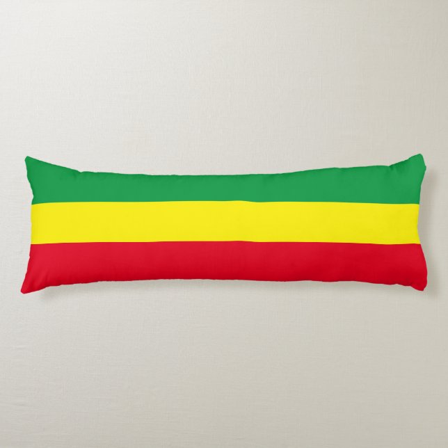 Ethiopian Flag Body Cushion (Front)
