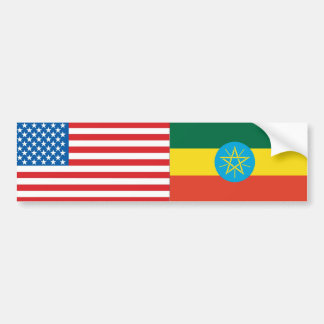 Ethiopian Flag Bumper Sticker