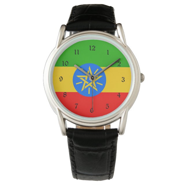 Ethiopian flag watch (Front)