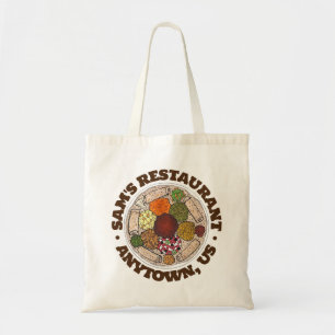 Ethiopian Food Injera Wat Restaurant Food Truck Tote Bag