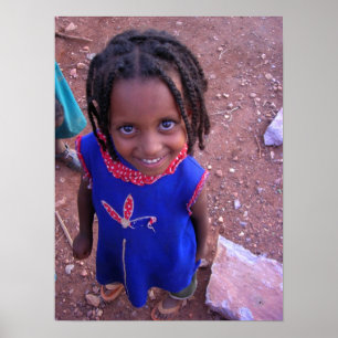 Ethiopian Girl Poster