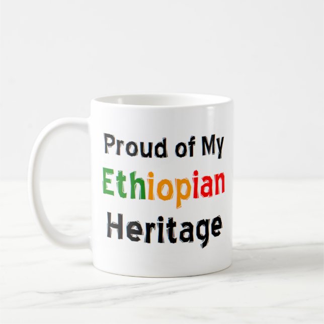 ethiopian heritage coffee mug (Left)