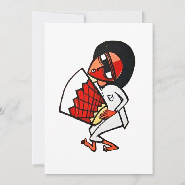 Ethiopian Kebero Invitation (Front)