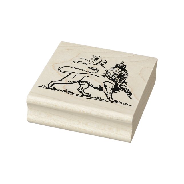 Ethiopian Lion of Judah Rubber Stamp (Stamp)