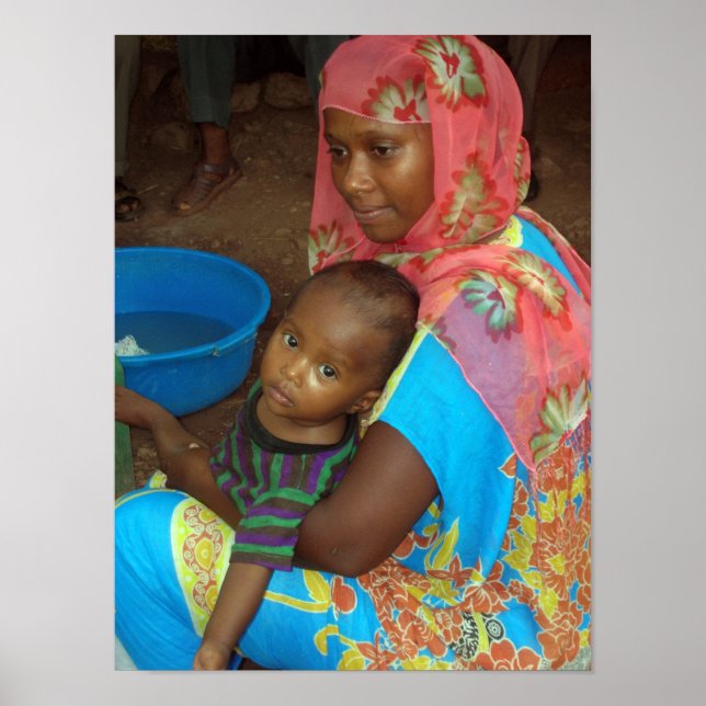Ethiopian Mother and Child poster (Front)