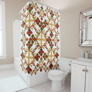 Ethiopian Rootz Meskel Shower Curtain