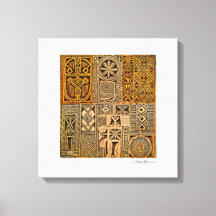 Ethiopian Talisman Art Canvas Print