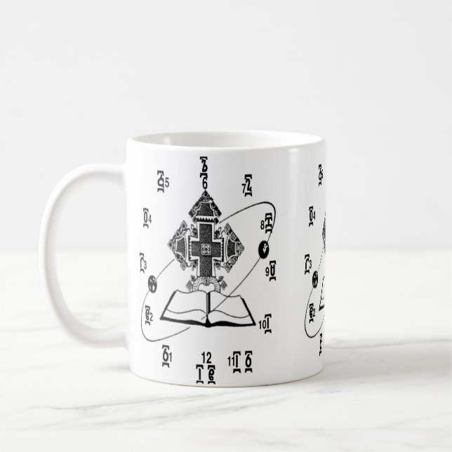 Ethiopian Time Clock Mug (Left)