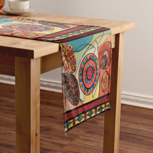 Ethiopian Traditional  Weaving Art Table Runner (In Situ)