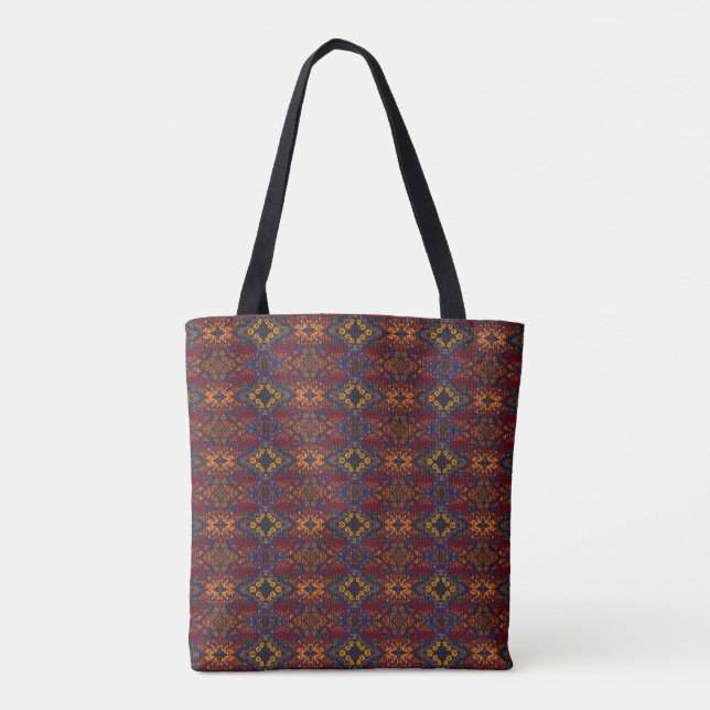 Ethiopian Tribal Pattern Tote Bag (Back)