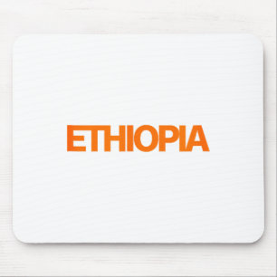 Ethiopian White T-shirt.png Mouse Mat