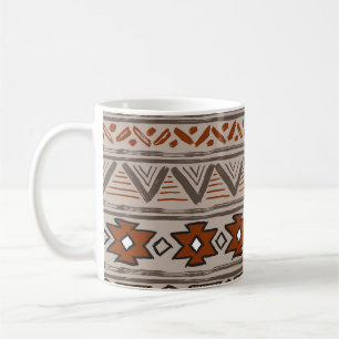Ethnic Abstract: Hand-Drawn Pattern Coffee Mug