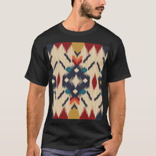 Ethnic Abstract: Tribal Geometric Print. T-Shirt
