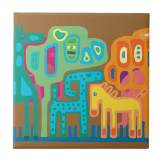 Ethnic Africa Tile