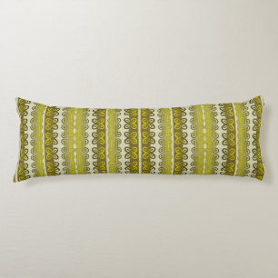 Ethnic african adinkra simbols pattern body cushion