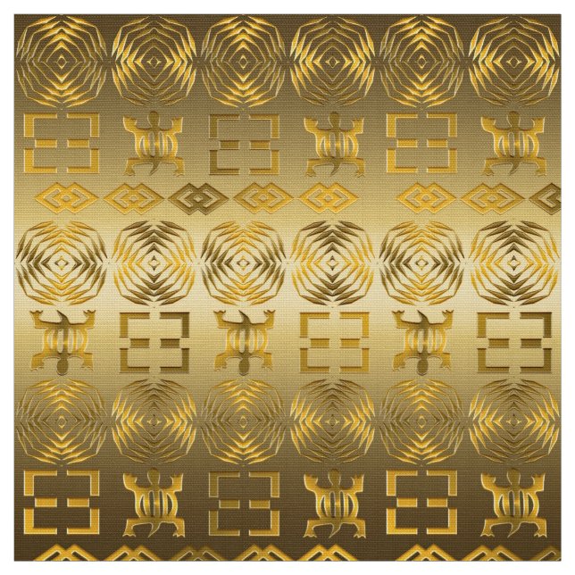 Ethnic African Adinkra symbols Fabric (Swatch)