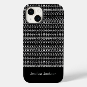 Ethnic African art, Black and White Pattern Case-Mate iPhone 14 Case