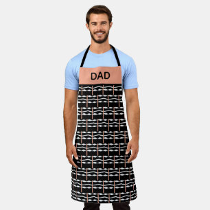 Ethnic African Art Pattern Dad's Awesome Apron