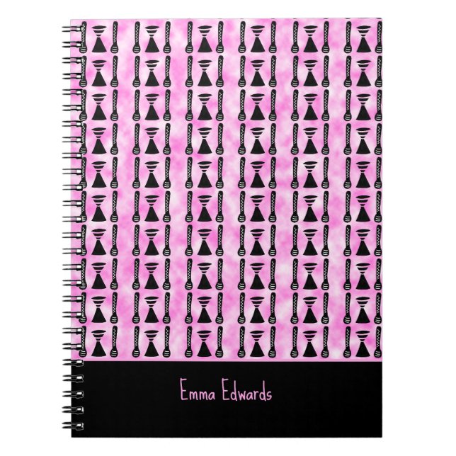 Ethnic, African Art Pattern Notebook (Front)