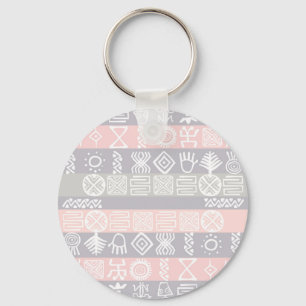 Ethnic African Boho Design Key Ring