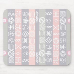 Ethnic African Boho Design Mouse Mat