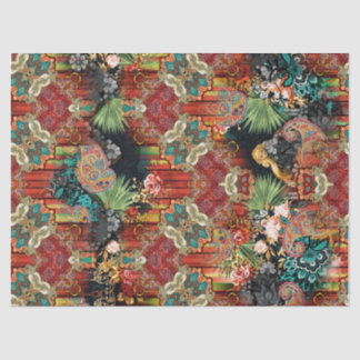 Ethnic African Boho Tissue Decoupage Paper