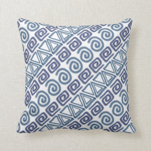 ethnic african hand-drawn pattern cushion