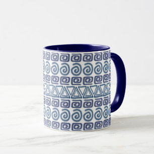 ethnic african hand-drawn pattern mug