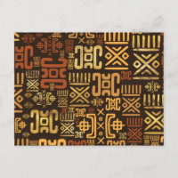 Ethnic African Pattern- browns and golds #8