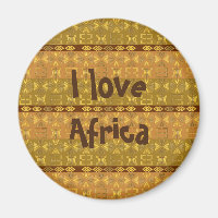 ethnic african pattern with Adinkra simbols