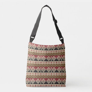 ethnic african seamless pattern crossbody bag