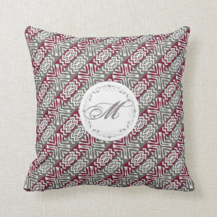 ethnic african seamless pattern.monogram. cushion