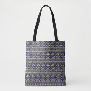 ethnic african seamless pattern tote bag