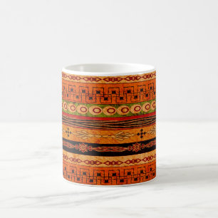 Ethnic African striped pattern. Coffee Mug