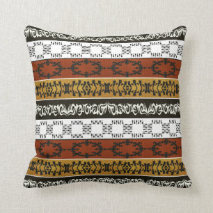 ethnic african striped tribal pattern. cushion