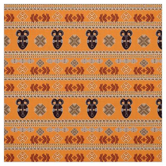 ethnic african striped tribal pattern. fabric (Swatch)