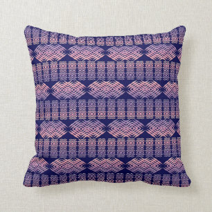Ethnic african stripes pattern cushion