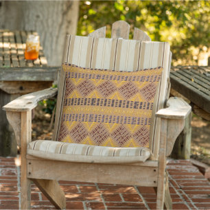ethnic african tribal geometric pattern cushion