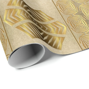 Ethnic African Tribal  Geometric Wrapping Paper
