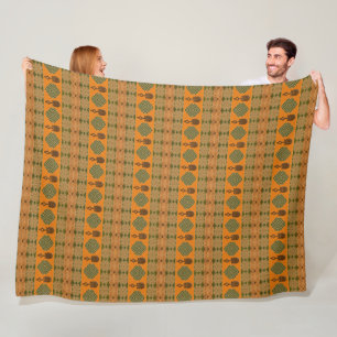 ethnic african tribal pattern fleece blanket
