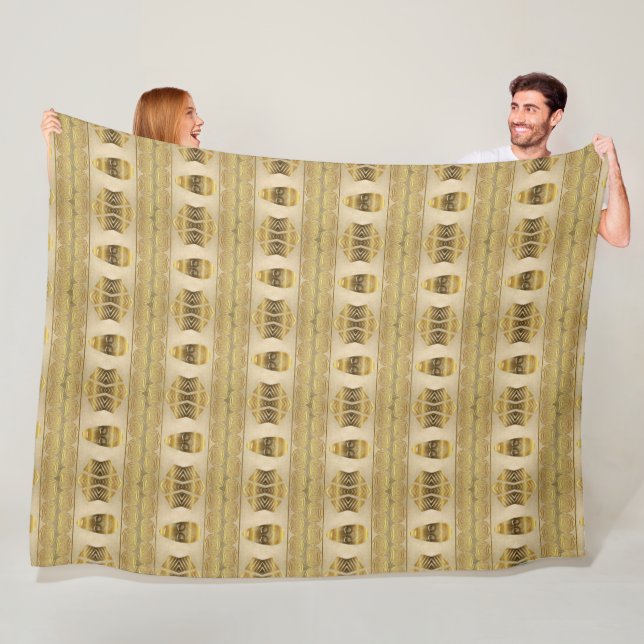 ethnic african tribal pattern fleece blanket (In Situ)
