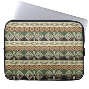 ethnic african tribal pattern laptop sleeve