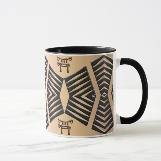 ethnic african tribal pattern mug (Right)