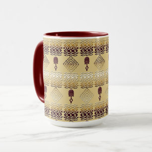 ethnic african tribal pattern mug